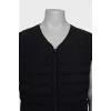 Men's down-filled vest