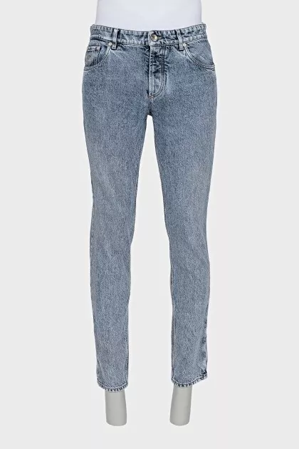 Чоловічі skinny fit джинси на гудзиках