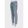 Чоловічі skinny fit джинси на гудзиках