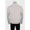 Men's beige polo shirt