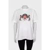 White T-shirt with print