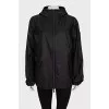 Men's jacket with reflective print