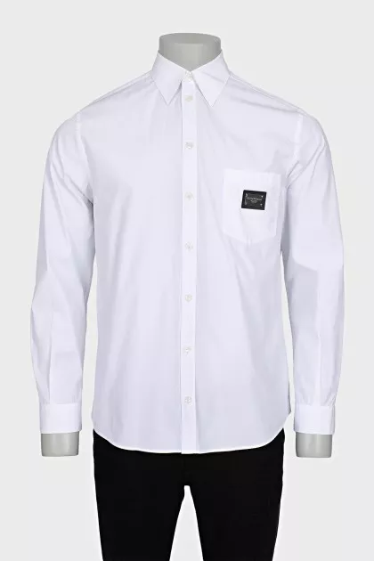 Men's shirt with brand logo on the front