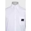 Men's shirt with brand logo on the front
