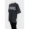 Straight-cut T-shirt with logo