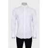 Men's white long sleeve shirt