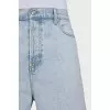 Men's denim shorts with brand logo