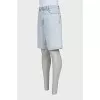Men's denim shorts with brand logo