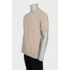 Men's plain beige T-shirt