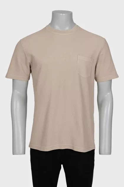 Men's T-shirt with patch pocket