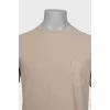 Men's T-shirt with patch pocket