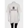 Loose fit t-shirt with brand logo