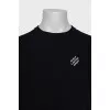 Men's T-shirt with branded print on the sleeves