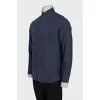 Men's straight-cut shirt with pockets