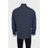Men's straight-cut shirt with pockets