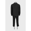 Men's silk suit consisting of a shirt and trousers