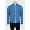 Men's printed windbreaker