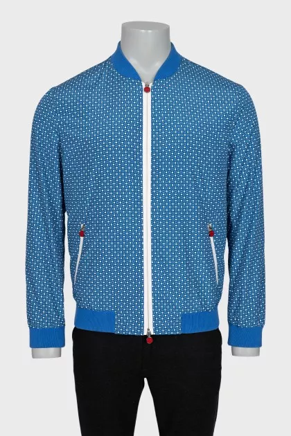 Men's printed windbreaker