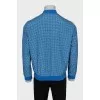 Men's printed windbreaker