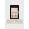 Parentesi white gold earrings