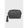 Men's bag with a signature monogram