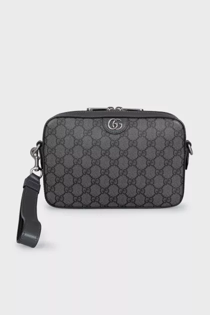 Men's bag with a signature monogram
