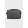 Men's bag with a signature monogram