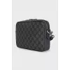 Men's bag with a signature monogram