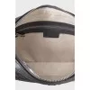 Men's bag with a signature monogram