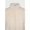 Short mink fur coat with hooks