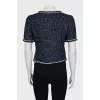Blue tweed jacket