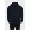 Men's zip-up hoodie with logo