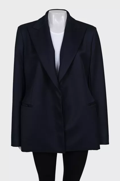 Blue striped jacket