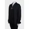 Straight-cut blouse with laces