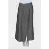 Wool suit consisting of a maxi skirt and jacket