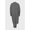Oversized wool coat