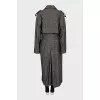 Maxi coat with belt