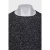 Straight jumper with 3/4 sleeves