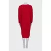 Straight red dress