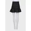 Mini skirt with frill