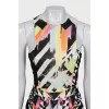 Fitted off-the-shoulder dress
