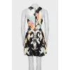 Fitted off-the-shoulder dress