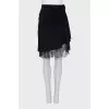 Asymmetrical high-waist skirt