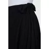 Asymmetrical high-waist skirt