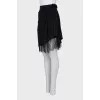 Asymmetrical high-waist skirt