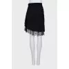 Asymmetrical high-waist skirt