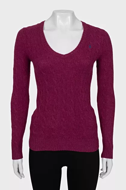 Wool and cashmere pullover