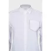 Shirt with a breast pocket