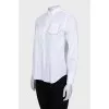 Shirt with a breast pocket