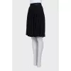 Black zippered skirt